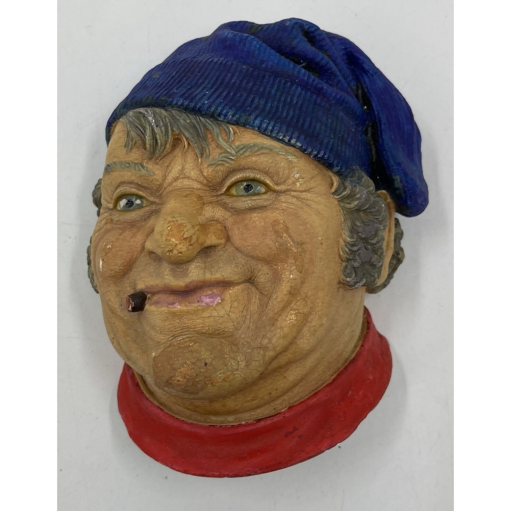 Legend Products Fisherman‎ Vintage Chalkware Bust Made In England (1984)